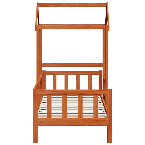 vidaXL P&auml;eva Voodi Komplekt 2 pcs Vahapruun Tahke m&auml;nd