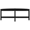 vidaXL kohvilaud, must, 118x63x45 cm, männipuit