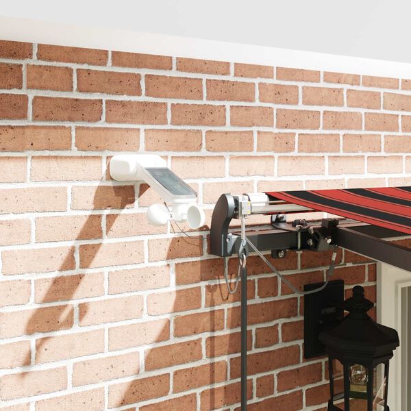 vidaXL Varjudekangas koos oranž ja pruun 400 &times; 300 cm Pol&uuml;ester