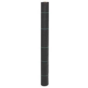 vidaXL umbrohumatt, must, 1 x 10 m, PP