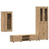 vidaXL Telerikapi komplekt FLORIN 3 pcs K&auml;sit&ouml;&ouml;puu Tehispuit