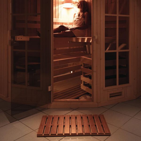 RIDDER puidust vannivaip "Grating Nature", 52 x 52 cm