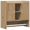 vidaXL Seinariiul Seinale kinnitav Artisan tamm 80 x 36 x 80 cm
