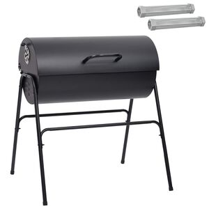 vidaXL T&uuml;nnigrill kahe k&uuml;psetusrestiga 3 tk 80 x 73 x 90 cm Metall