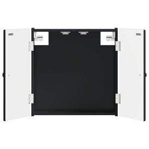 vidaXL Dartboardi kapp BREDA Must 52,5 x 10,5 x 53,5 cm Tehispuit
