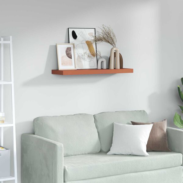 vidaXL Seinariiul Seinale kinnitatav Punane 80 x 23,5 x 4 cm Tehispuit