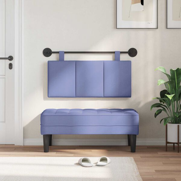 vidaXL Rippuv Peatoe Triibuline Jeans sinine 90 x 55 x 5 cm kangas