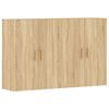 vidaXL seinakapid 2 tk, Sonoma tamm, tehispuit
