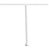 vidaXL varikatuse postide komplekt, valge, 300 x 245 cm, raud