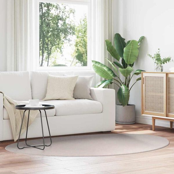 vidaXL Vaip HUARTE Liivakarva 140 x 200 cm Polüester