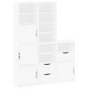 vidaXL Külgkapid 5 tk ODDA, valge, 40x24x79 cm täispuidust mänd