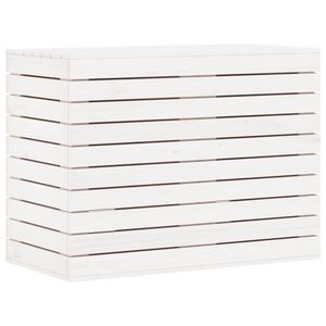 vidaXL pesukorv, valge, 88,5 x 44 x 66 cm, m&auml;nnipuit