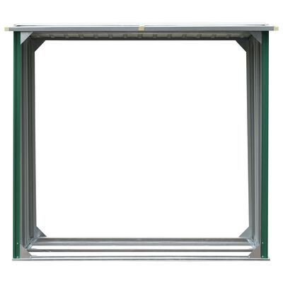 vidaXL puukuur tsingitud terasest, 172 x 91 x 154 cm, roheline