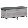 vidaXL hoiupink, hall Sonoma tamm, 102 x 42 x 45 cm, tehispuit