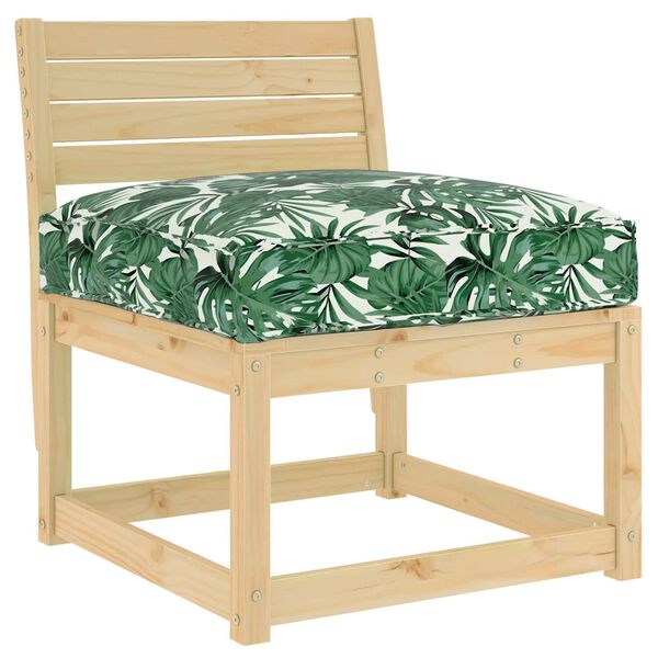 vidaXL Padi Leht Lehe muster 70 x 70 x 12 cm Oxfordi kangas