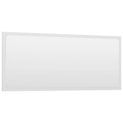 vidaXL vannitoa peeglikapp valge 90x1,5x37cm puitlaastplaat
