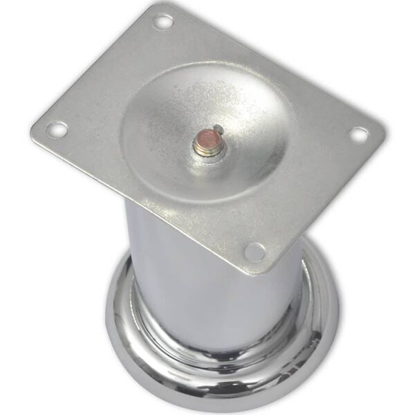 &Uuml;mmargused diivanijalad 4 tk, kroom, 60 mm