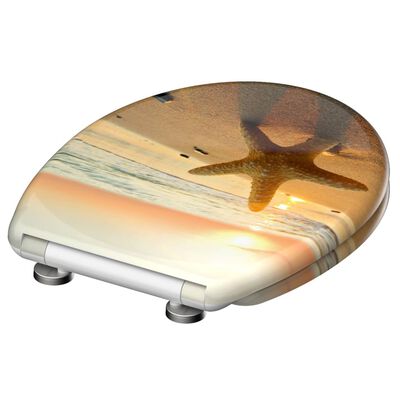 SCHÜTTE duroplastist prill-laud, vaikselt sulguv, "SEA STAR" trükk