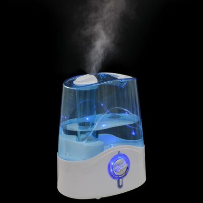 vidaXL ultraheliga õhuniisutaja jaheda udu ja öötulega 6 l 300 ml/h