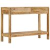 vidaXL konsoollaud 2 sahtliga, 110 x 35 x 75 cm, mangopuit