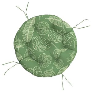 vidaXL &uuml;mmargune istmepadi, lehemuster, &Oslash;60 x11 cm, oxford kangas