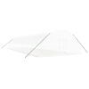 vidaXL kasvuhoone terasraamiga, valge, 108 m&sup2;, 18x6x2,85 m