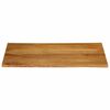 vidaXL lauaplaat, 100 x 80 x 2,5 cm, naturaalsete servadega, mangopuit