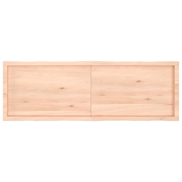vidaXL lauaplaat, 160 x 50 x (2-6) cm, t&auml;ispuit, naturaalsed servad