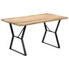 vidaXL söögilaud, 140 x 80 x 76 cm, toekas mangopuit