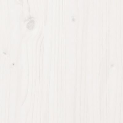vidaXL riiuliga istutuslaud, valge, 108 x 50 x 75 cm, männipuit