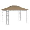 vidaXL lehtla 4 x 3 x 2,7 m, pruunikashall, 160 g/m&sup2;