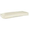 vidaXL Pallet padjakomplekt 2 pcs cream 100 x 40 x 8 cm Oxfordi kangas