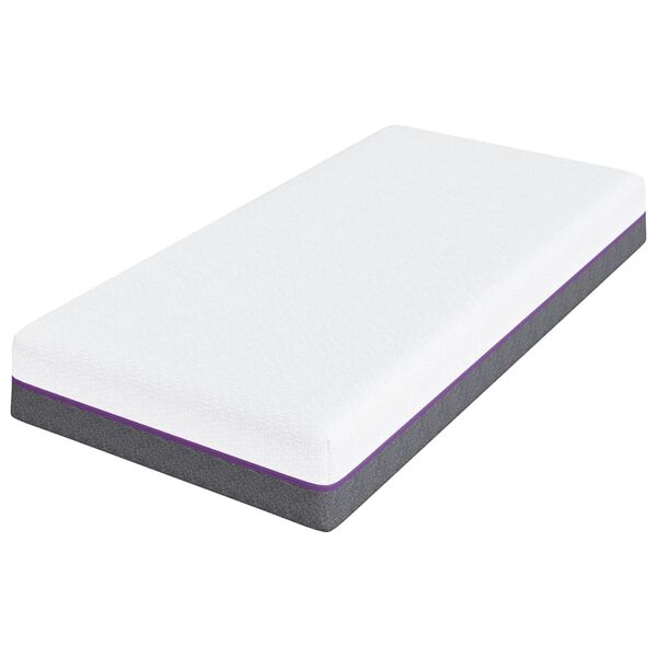 vidaXL Madrats Valge ja hall 80 x 160 cm Žakaarkangas