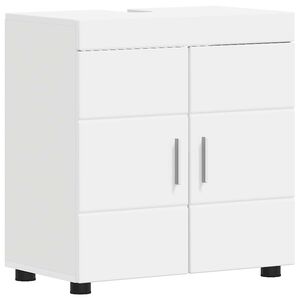 vidaXL Vannitoa kapikomplekt TULUM Valge 60 x 34 x 63 cm Tehispuit