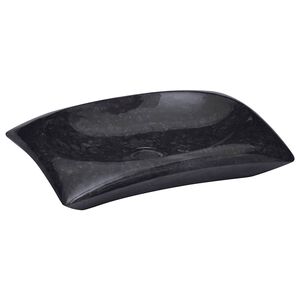 vidaXL valamu must 50 x 35 x 10 cm, marmor