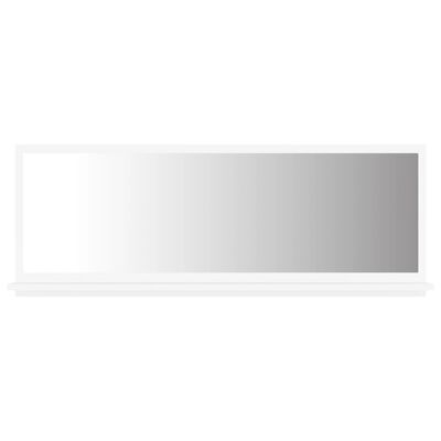 vidaXL vannitoa peeglikapp valge 100x10,5x37 cm puitlaastplaat
