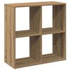 vidaXL ruumijagaja/raamatukapp, k&auml;sit&ouml;&ouml;tamm 69,5x29x69,5 cm tehispuit