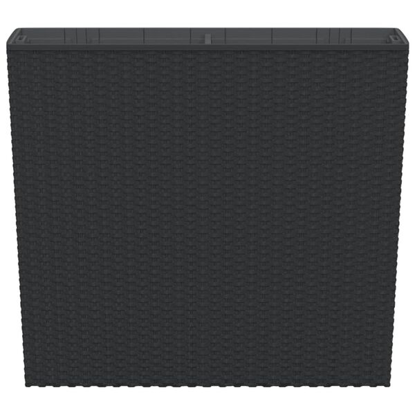 vidaXL taimekast eemaldatava sisuga, antratsiithall, 12/44 l PP-rotang