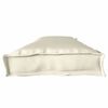 vidaXL Palleti padi cream 180 x 40 x 8 cm Oxfordi kangas