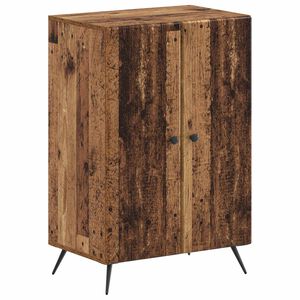 vidaXL Kinga kapp BREDA 59,5 x 39,5 x 90 cm Tehispuit Vana puit
