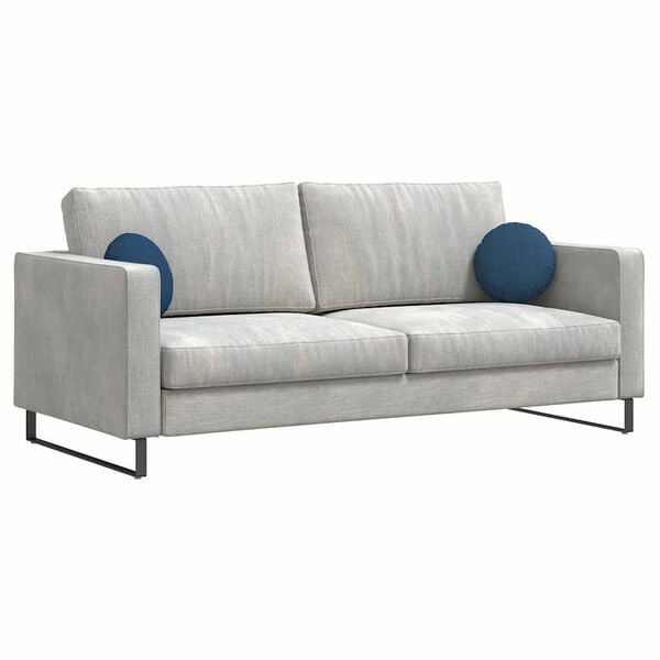 vidaXL Istumispatjad 2 pcs Sinine &Oslash;30 x 13 cm kangas