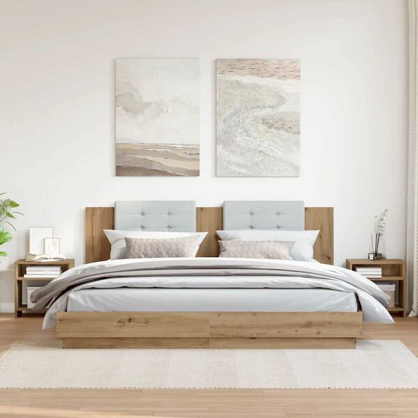 vidaXL öökapid 2 tk, käsitöötamm, 40 x 30 x 40 cm, tehispuit