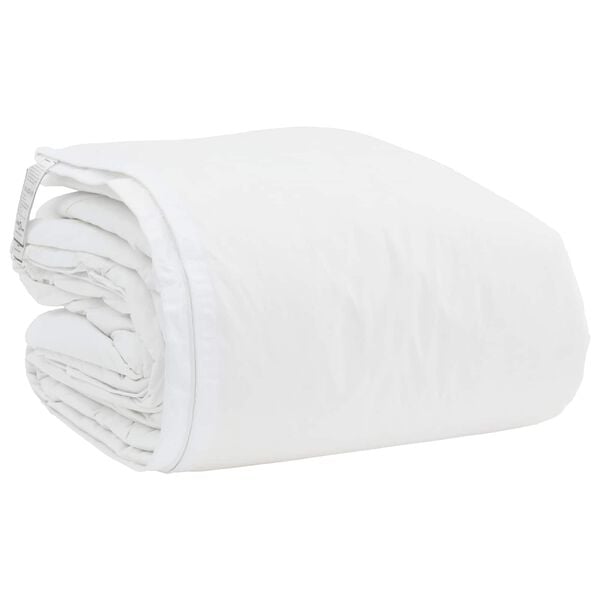 vidaXL Teki komplekt padjaga 3 pcs Valge Down Feather