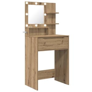 vidaXL Magamistoa meikimislaudade K&auml;sit&ouml;&ouml;puu 80 x 39,6 x 135 cm