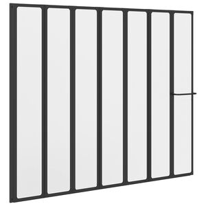 vidaXL Du&scaron;isein Must 168 x 140 cm Alumiinium