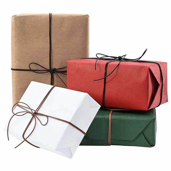 vidaXL Nahk köis Helepruun Ø2 mm x 50 m Nahk