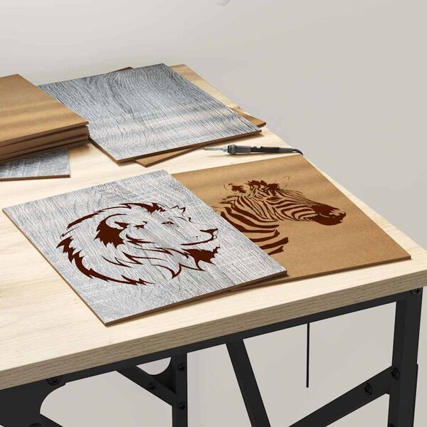 vidaXL Dekor Paneelid 50 pcs Hall Sonoma 15 x 21 x 0.27 cm Tehispuit