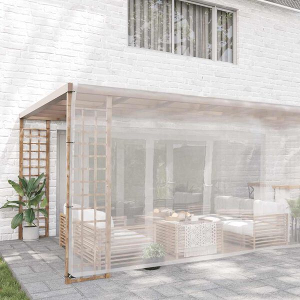 vidaXL L&auml;bipaistev Present aasadega 5x10 m Pol&uuml;et&uuml;leen