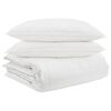 vidaXL Teki komplekt padjaga 3 pcs Valge Down Feather