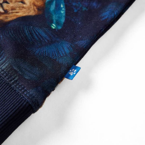 Laste dressipluus, tumesinine, 116